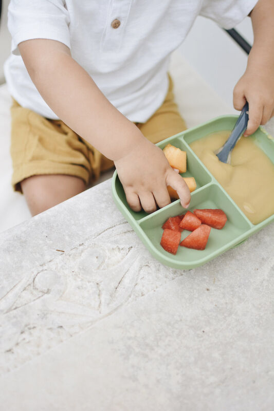 BEABA Assiette compartimentée silicone