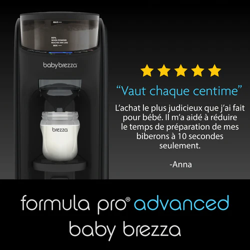 Baby Brezza Préparateur de biberons automatique Formula Pro Advanced - All Black