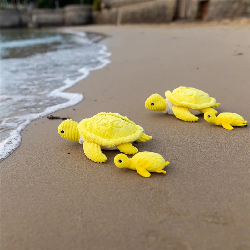 SAUVENOU LA TORTUE MAMAN & BEBE JAUNE