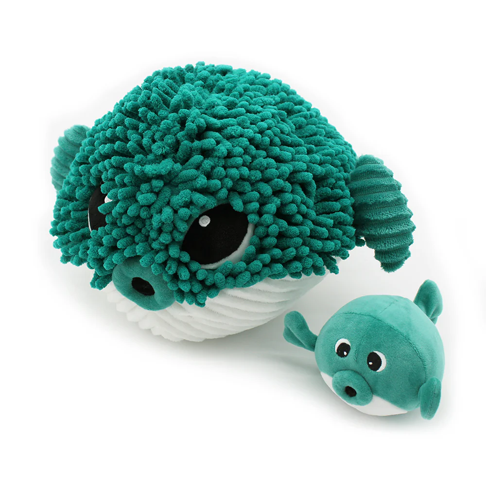 GOBETOU LE POISSON GLOBE MAMAN & BEBE VERT